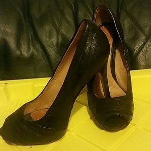 L.A.M.B Peep Toe Shoes